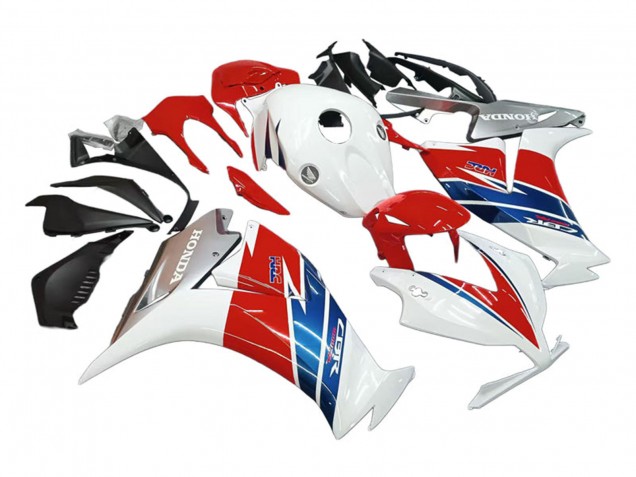 Carenados Moto Honda CBR1000RR 2012-2016 - Blanco Plata Azul Rojo