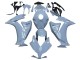 Carenados Moto Honda CBR1000RR 2012-2016 - Gris Claro