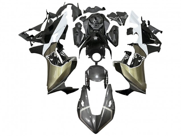 Carenados Moto Honda CBR1000RR 2017-2023 - Gris Blanco Negro FibraCarbono