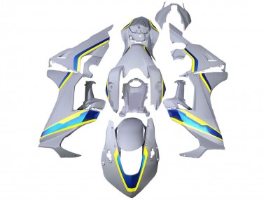 Carenados Moto Honda CBR1000RR 2017-2023 - Blanco Azul Amarillo