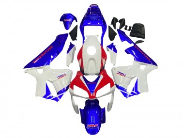 Carenados Moto Honda CBR600RR 2003-2004 - Blanco Azul Rojo HRC