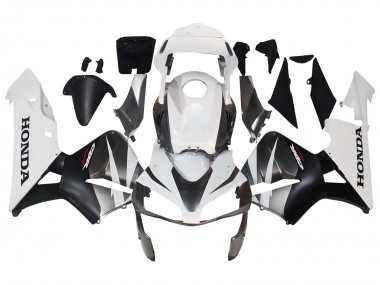 Carenados Moto Honda CBR600RR 2003-2004 - Blanco Negro Mate Carrera