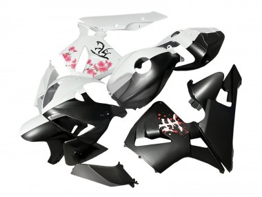 Carenados Moto Honda CBR600RR 2005-2006 - Negro Blanco Cherry Blossom