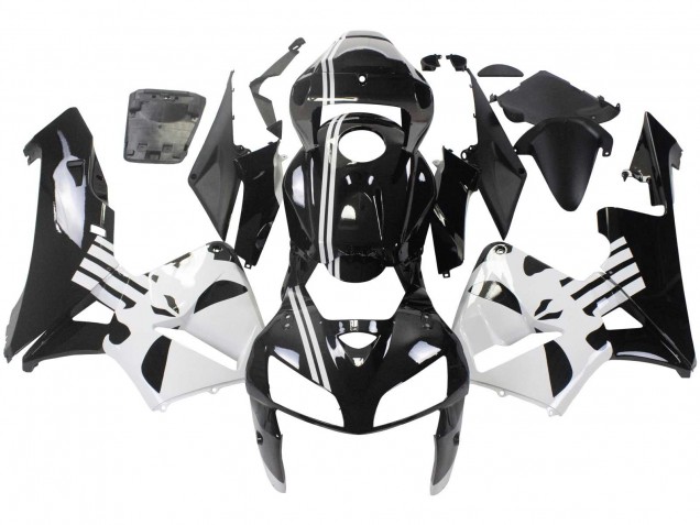 Carenado Moto Honda CBR600RR 2005-2006 - Negro Blanco