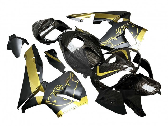 Carenados Moto Honda CBR600RR 2005-2006 - Negro Oro FibraCarbono