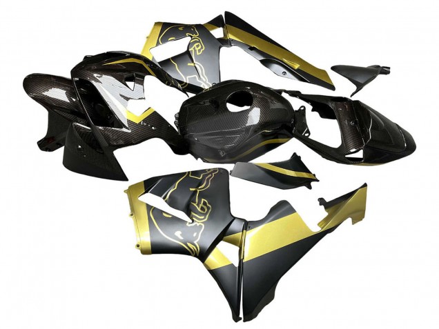 Carenados Moto Honda CBR600RR 2005-2006 - Negro Oro FibraCarbono