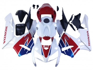 Carenado Moto Honda CBR600RR 2005-2006 - Blanco Rojo Azul HRC