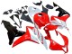 Carenado Moto Honda CBR600RR 2007-2008 - Blanco Rojo Negro Brillante