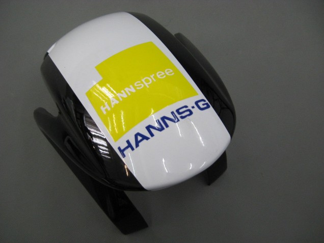 Carenados Moto Honda CBR600RR 2007-2008 - Blanco Verde Amarillo Negro Brillante Hannspree