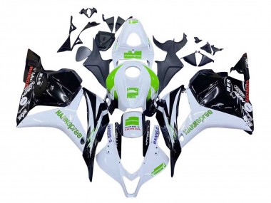 Carenados Moto Honda CBR600RR 2009-2012 - Blanco Verde Negro Brillante Hannspree