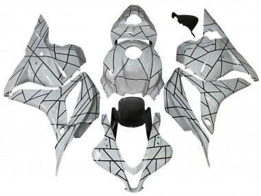 Carenados Moto Honda CBR600RR 2009-2012 - Blanco Gris Negro Línea