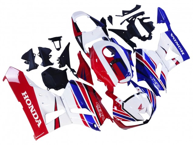 Carenado Moto Honda CBR600RR 2013-2023 - Blanco Rojo Azul