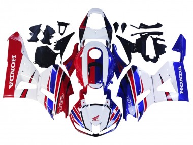 Carenado Moto Honda CBR600RR 2013-2023 - Blanco Rojo Azul