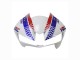 Carenado Moto Honda CBR600RR 2013-2023 - Blanco Rojo Azul HRC