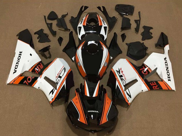 Carenados Moto Honda CBR600RR 2013-2023 - Blanco Naranja Negro Brillante Repsol