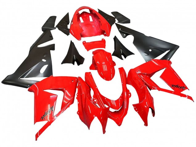Carenados Moto Kawasaki ZX10R 2004-2005 - Rojo Negro Ninja
