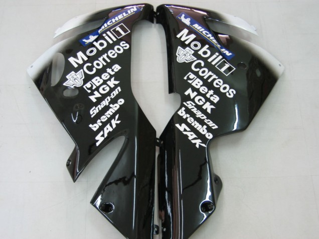 Carenados Moto Kawasaki ZX10R 2004-2005 - Blanco Negro West Ninja