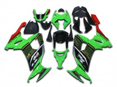 Carenados Moto Kawasaki ZX10R 2006-2007 - Verde Rojo Negro