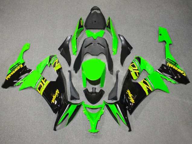 Carenados Moto Kawasaki ZX10R 2008-2010 - Verde Negro Brillante Amarillo