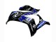 Carenados Moto Kawasaki ZX10R 2011-2015 - Azul Blanco Negro Brillante
