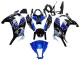 Carenados Moto Kawasaki ZX10R 2011-2015 - Azul Blanco Negro Brillante