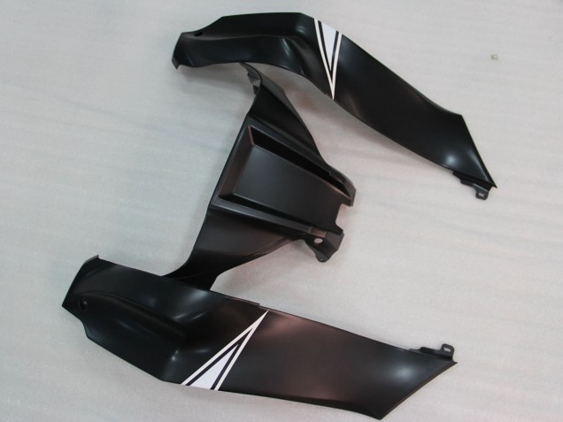 Carenados Moto Kawasaki ZX10R 2011-2015 - Negro Brillante Blanco Elf Nieve Calcomanía