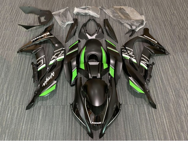 Carenados Moto Kawasaki ZX10R 2016-2020 - Negro Mate Verde Blanco Ninja