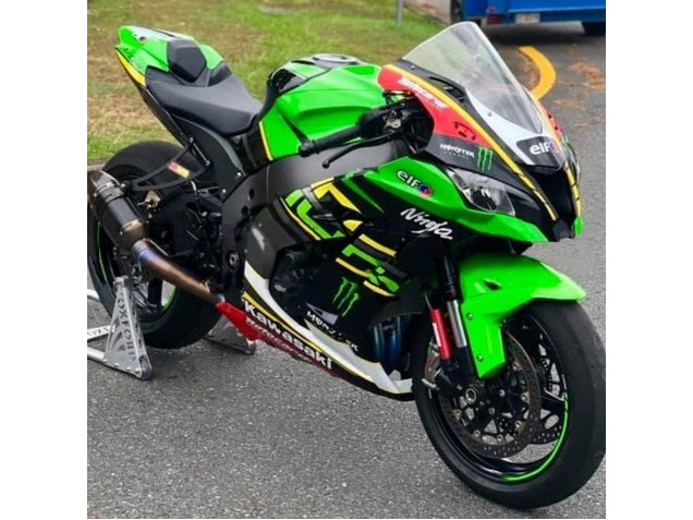 Carenados Moto Kawasaki ZX10R 2016-2020 - Verde Amarillo Rojo Negro Elf Monstruo