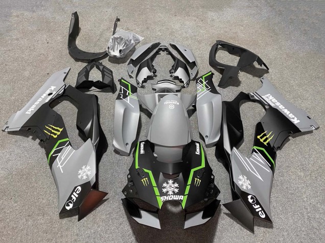 Carenados Moto Kawasaki ZX10R 2021-2026 - Gris Negro Mate Verde Blanco Elf Nieve Monstruo