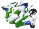 Carenados Moto Kawasaki ZX10R 2021-2025 - Blanco Verde Azul Negro
