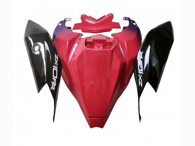 Carenados Moto Kawasaki ZX10R 2021-2025 - Rojo Negro Púrpura Blanco