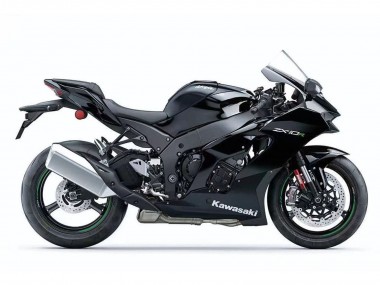 Carenados Moto Kawasaki ZX10R 2021-2025 - Negro Blanco Verde Calcomanía