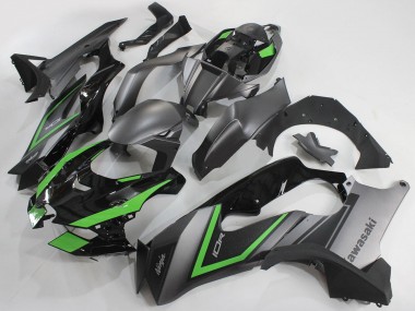 Carenados Moto Kawasaki ZX10R 2021-2025 - Gris Verde Negro