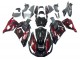 Kits Carenado Moto Kawasaki ZX14R ZZR1400 2006-2011 - Negro Brillante Rojo Llama
