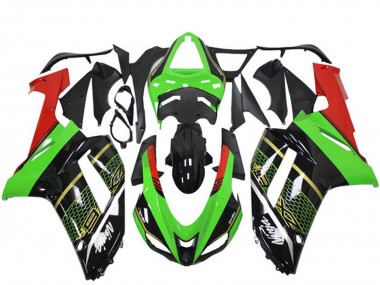 Carenado Moto Kawasaki ZX6R 2007-2008 - Verde Negro
