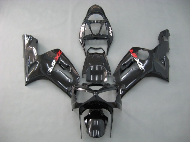 Carenados Moto Kawasaki ZX6R 2003-2004 - Negro Brillante