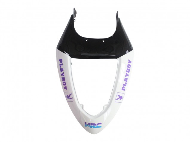 Carenados Moto Kawasaki ZX6R 2005-2006 - Blanco Púrpura Negro Rizoma Playboy DENSO