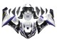 Carenados Moto Kawasaki ZX6R 2005-2006 - Blanco Púrpura Negro Rizoma Playboy DENSO