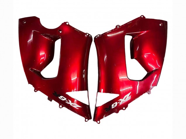 Carenados Moto Kawasaki ZX6R 2005-2006 - Rojo Negro