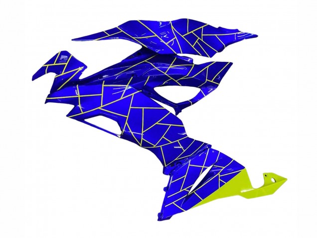 Carenados Moto Kawasaki ZX6R 2019-2022 - Azul Amarillo