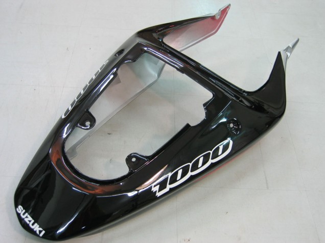 Carenados Moto Suzuki GSXR1000 2000-2002 - Rojo Plata Blanco Negro