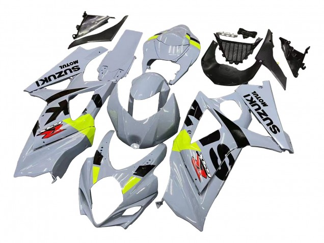 Carenados Moto Suzuki GSXR 1000 2007-2008 - Gris Claro Verde Negro