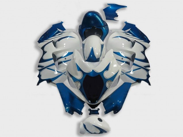 Carenados Moto Suzuki GSXR 1300 Hayabusa 1996-2007 - Blanco Azul Oscuro