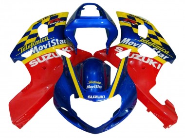 Carenados Moto Suzuki GSXR 600 / GSXR 750 2001-2003 - Azul Rojo Amarillo