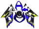 Carenados Moto Suzuki GSXR 600 / GSXR 750 2001-2003 - Azul Amarillo Negro Brillante