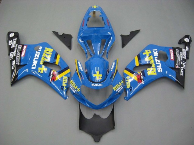 Carenados Moto Suzuki GSXR 600 / GSXR 750 2001-2003 - Azul Amarillo Negro Motul Rizla