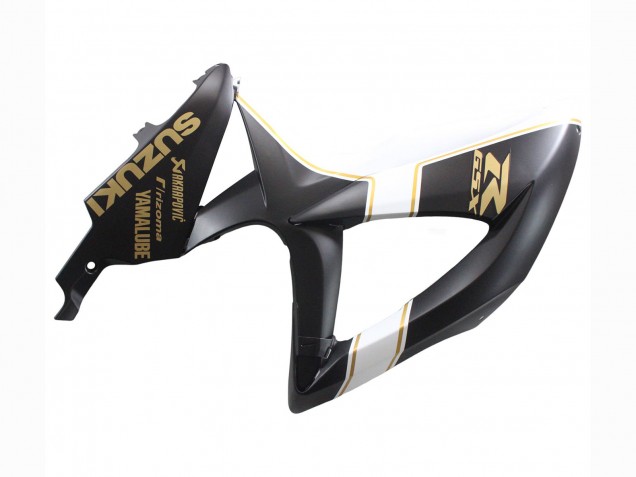 Carenados Moto Suzuki GSXR 600 / GSXR 750 2008-2010 - Negro Mate Blanco Oro