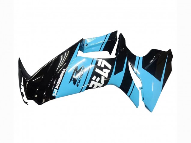 Carenados Moto Suzuki GSXR 600 / GSXR 750 2011-2024 - Negro Brillante Azul Claro
