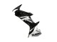 Carenado Moto Suzuki GSXR 600 / GSXR 750 2011-2024 - Negro Brillante Plata