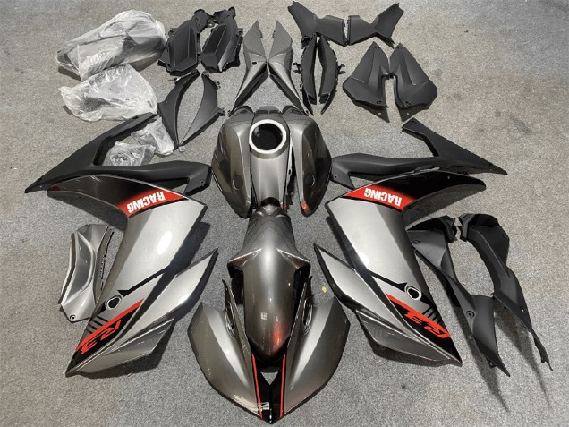 Carenados Moto Yamaha YZF R3/R25 2015-2018 - Plata Rojo Negro Carrera